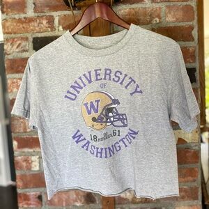 UW Huskies cropped T-shirt L